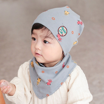 South Korea imported male baby hat cotton spring and autumn baby 0-3-6-12 months Baotou cap 0-1-2 years old