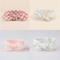 South Korea imported female baby Joker saliva towel spring and autumn thin female baby square scarf newborn baby scarf