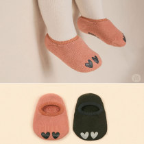 Korean baby socks spring autumn boat Socks childrens shoes and socks baby floor socks non-slip cotton male 0-1 year old female