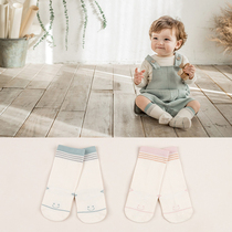 South Korea imported male and female baby socks spring and autumn thin baby children school floor non-slip toddler socks