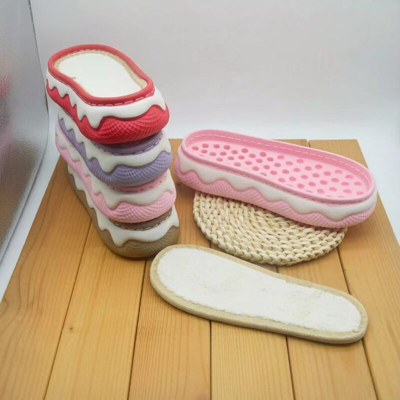 New Donut Soles, Thickened Non-Slip Eva Soles, Special Non-Slip Soles for Handmade Slippers by Baoma Bingtiao