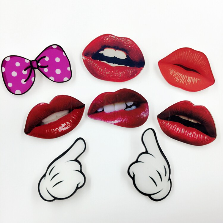 Broche femme en plexiglas - Ref 1174891 Image 4