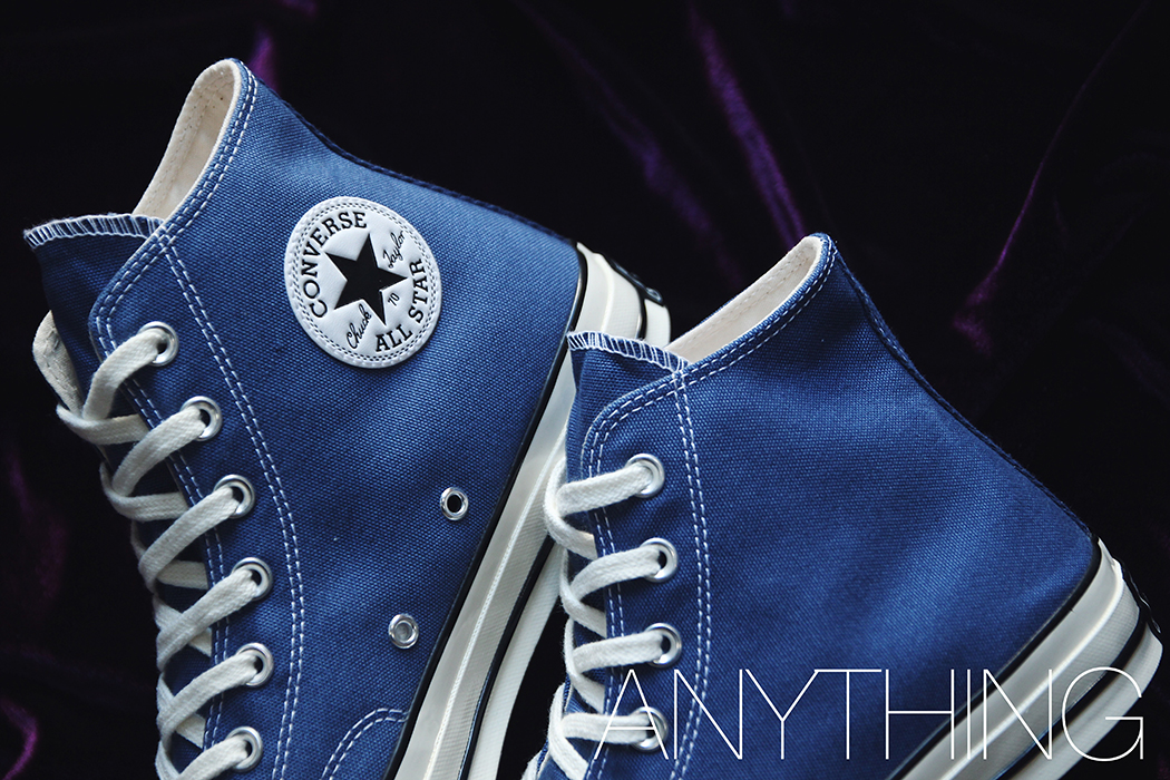 Converse 1970s màu xanh hải quân cao cấp Giày vải Samsung Giày nam giày nữ 162055c - Plimsolls giày adidas thể thao