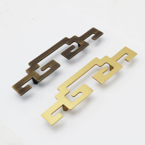 Chinese style new antique back pattern classic brass handle wardrobe door TV cabinet drawer copper handle YRH152