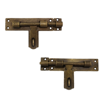  Yuanru copper sculpture Chinese antique brass latch doors and windows Classical copper live YRJ2090 brass door bolt Retro door latch