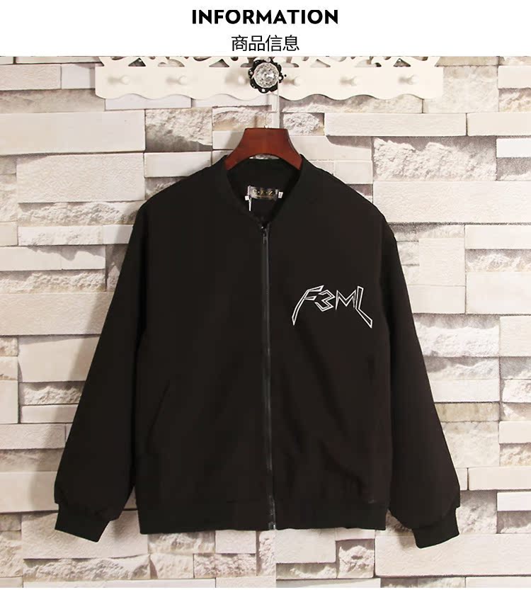 Mùa thu và mùa đông mới phong cách Harajuku tiền tối cao áo khoác lỏng lẻo áo khoác hip hop dây kéo quần áo xu hướng áo khoác nam áo bomber gucci
