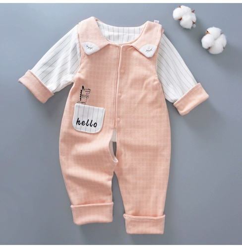 Детский хлопковый комбинезон, детские штаны, демисезонная куртка