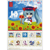 2017 Japan Stamps Beginyin Future Out of the Ten-year Limit Stamps MIKU DREAM SONG