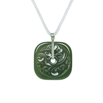 Zhou Taisheng Natural Hetian Jade Pendant Female Xiangyun Ping An Buckle Jade Couple Pendant as a Gift for Girlfriend
