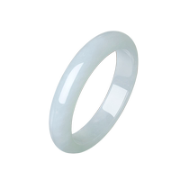 Zhou Taisheng natural jade bracelet for women waxy green jade bracelet for mother and girlfriend as a Chinese Valentines Day gift