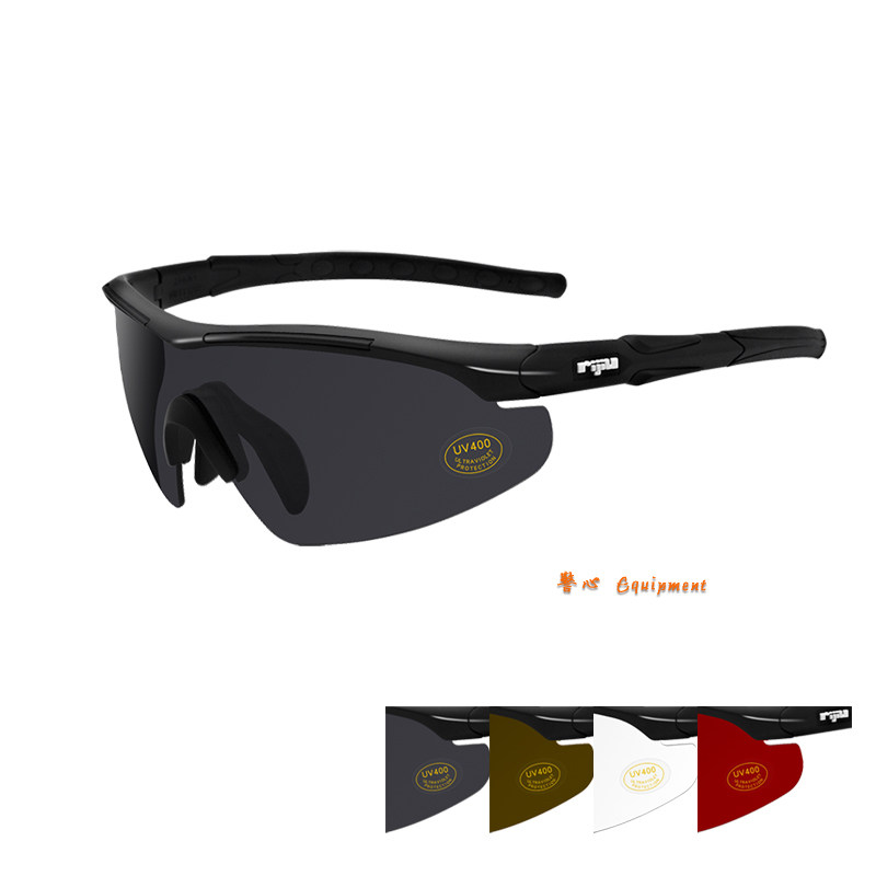 Long-lasting anti-laser impact resistant tactical glasses 100%UVA UVB UV protection Anti-red, blue and green laser