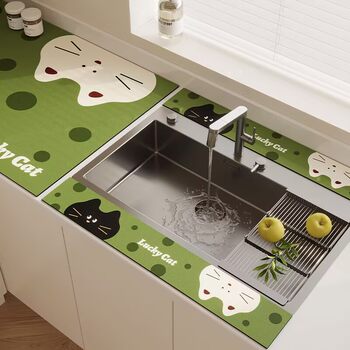 Kitchen faucet diatom mud drain pad absorbent coaster