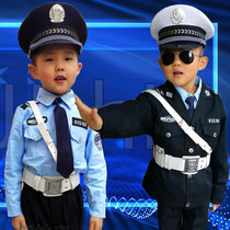 Childrens police uniforms police uniforms special police uniforms plus velvet Police children boys police officers clothing special forces winter military uniforms