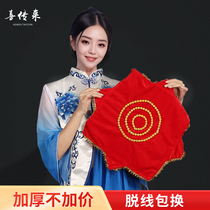 Handkerchief flower dance gold velvet grade examination special childrens yangxi singer handkerchief duet square dance northeast octagonal scarf