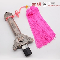 Сплав бронзовой роскошная модель+розовая красная ледяная шелковая уши меча