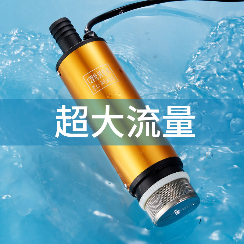 Electric pump small diesel pump 12v24v vehicle oil tanker self - suction pump electric oil pump electric oil pump
