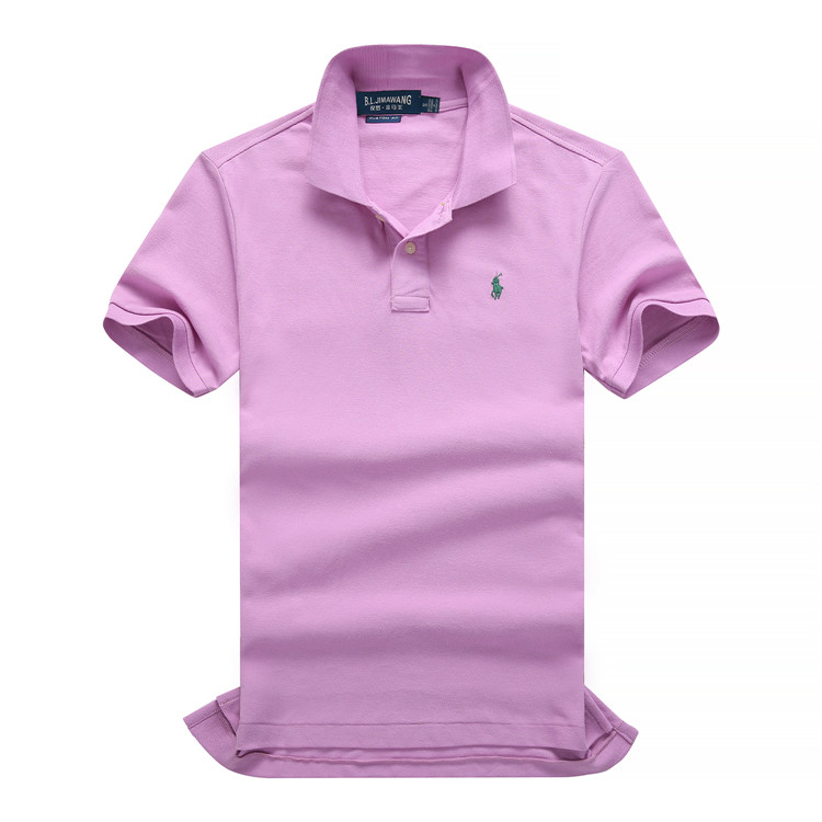 Paul nam Polo shirt ngựa đánh dấu ngắn tay ve áo t-shirt bông lỏng lớn đang thường chất béo business man mặc của nam giới