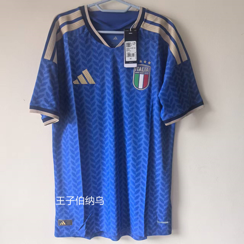 Italy 2026 World Cup Home Player Version Jersey, with Number 14 Kieza and Other Printed Names, Jl6934