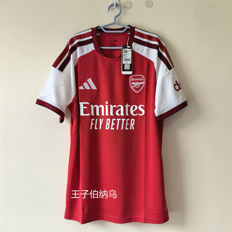 Arsenal's 26-27 Season Home Jersey, with Number 41 Rice and Other Printings, Jz3168 Arsenal's 26-27 Season Home Jersey, with Number 41 Rice and Other Printings, Jz3168