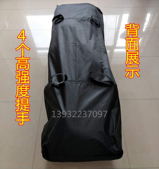 Body bag black thickened body bag wrapped body bag body bag funeral supplies Oxford cloth waterproof adhesive layer funeral home