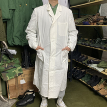 Mens summer white work clothes pure cotton long labor protection clothes work clothes single top thin coat