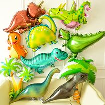 Dinosaur balloon dragon theme children baby birthday decoration party decoration scene arrangement balloon