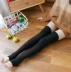 Mùa thu và mùa đông cashmere dày và quần legging dài đến đầu gối Nhật Bản màu rắn thỏ len cao đến đầu gối