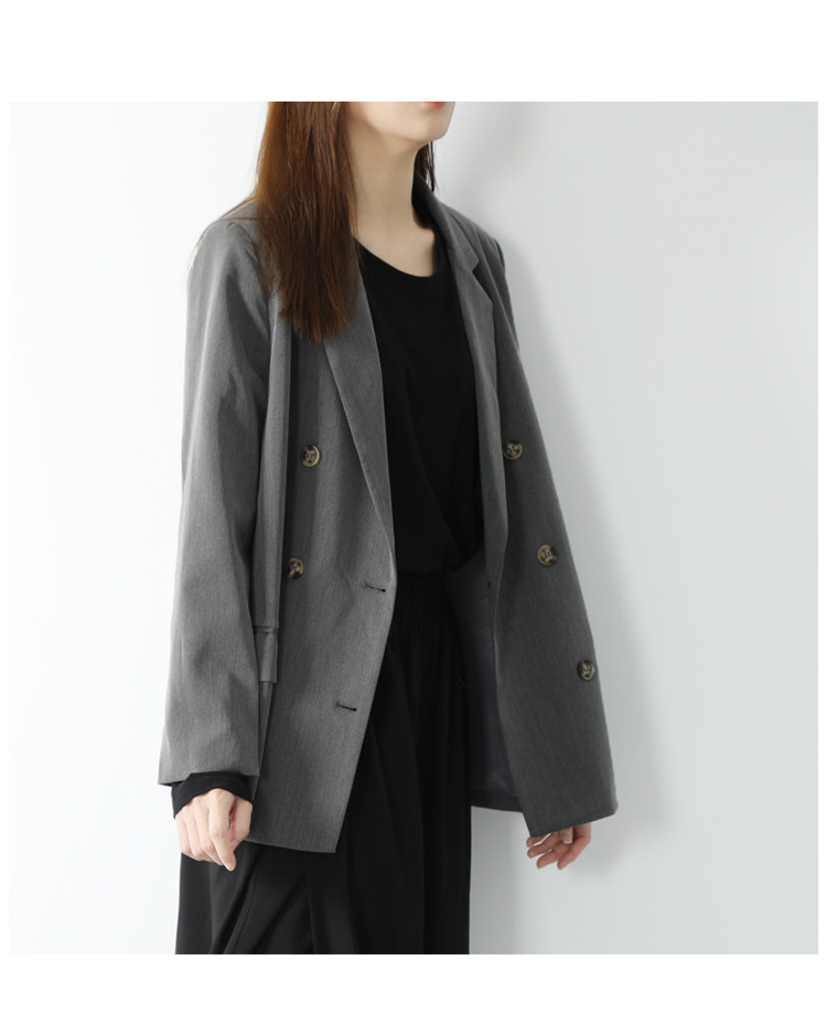 Весенний осенний короткий ретро пиджак классического кроя, 2024 года, в корейском стиле, в британском стиле, свободный крой 