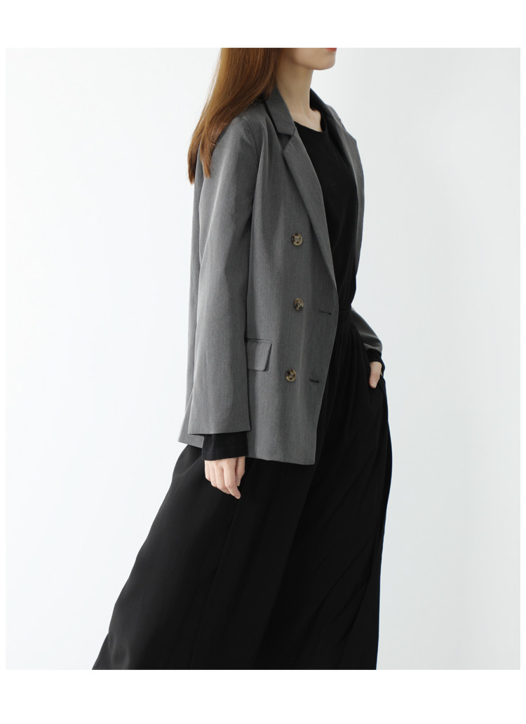 Весенний осенний короткий ретро пиджак классического кроя, 2024 года, в корейском стиле, в британском стиле, свободный крой 