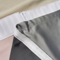 Lightning curtains lined with full-shaded artifacts lined with coated living room balcony floating window shade sun-proof lining brieb