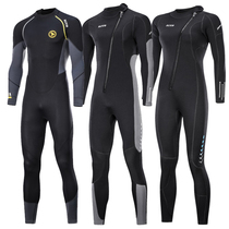 1 5 3 5MM warm wetsuit mens one-piece snorkeling wetsuit winter swimsuit womens surf sailing cold-proof suit