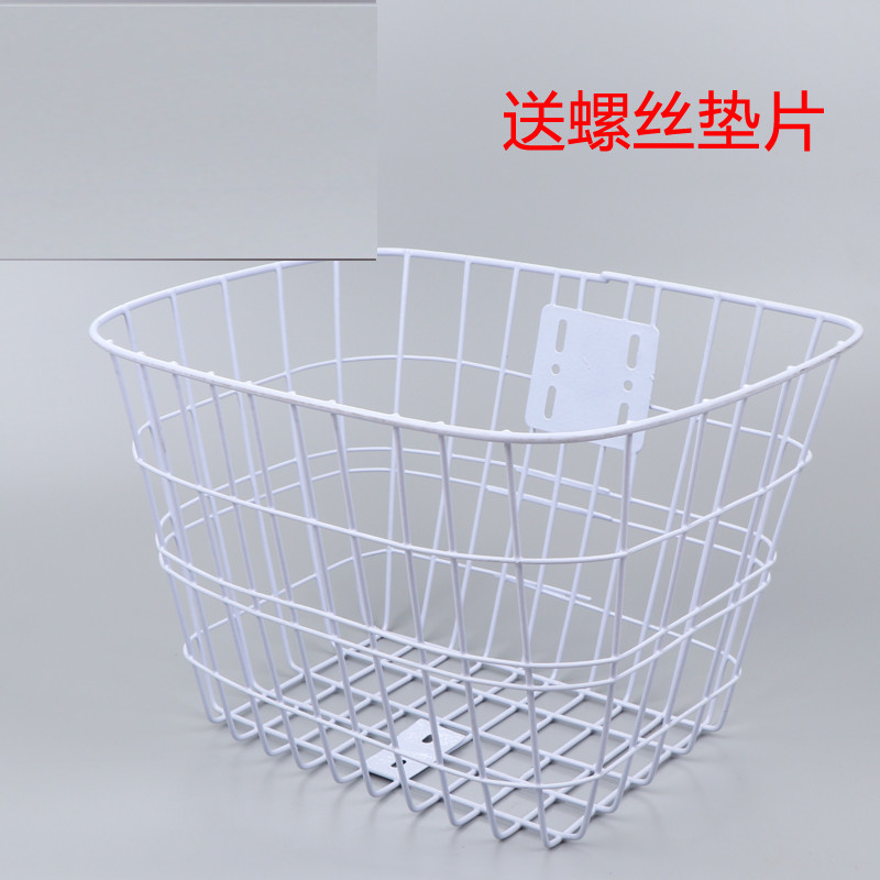 Xe đạp Folding xe công chúa xe Basket Sắt Basket Folding xe Front xe Basket Mountain Bike Basket