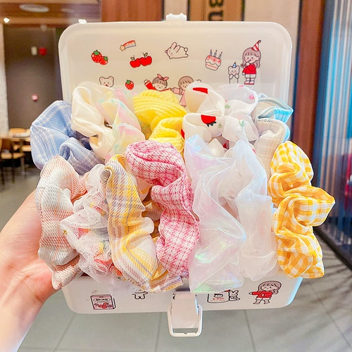 Голова Маруко галстук Детский кружок кишечника Круг Корейская версия Большой Толстой Головы Главы 2021 Новый милый радужный двойной кишечник