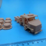 Тракторный прицеп Augusta M1070 армии США, 3D-печать смолой, множество деталей, любые пропорции