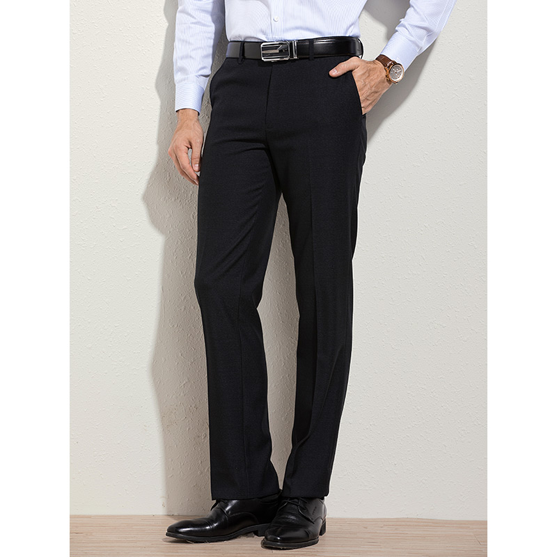 Langden Tây quần nam mặc đẹp quần đen Suit Business Casual Suit quần dài quần Straight nam Thu / Đông.