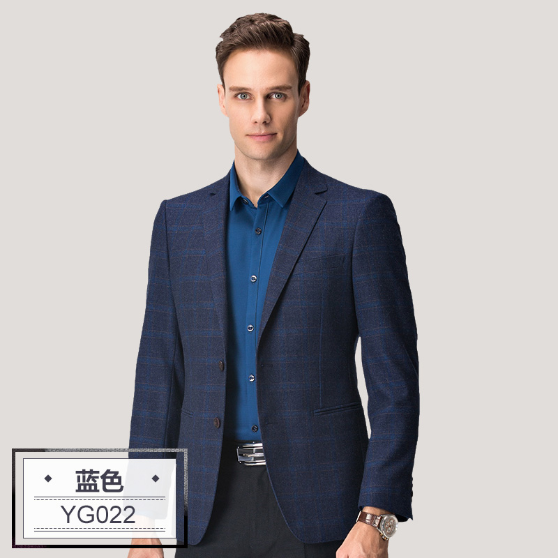 Đàn ông Langdon 2020 mùa xuân và mùa thu Casual Suit Trung niên của Tính Business Casual Chống nhăn-miễn phí Suit Jacket