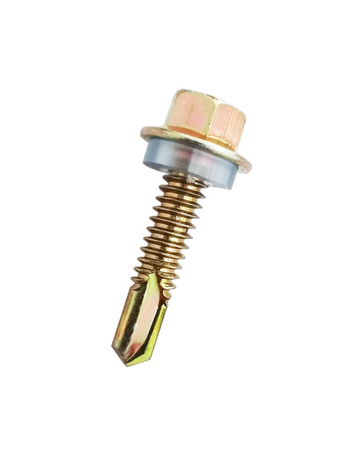 National standard drill tail screw external hexagonal self-tapping dovetail nail resin tile color steel tile iron galvanized nail delivery sleeve