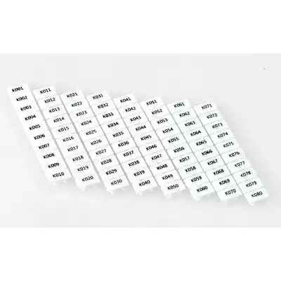Digital marker strip ZB6 UK2 5 number label identification strip terminal label quick marker