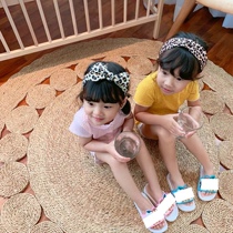  Shi Pea childrens slippers fashion cute mens and womens baby sandals summer indoor and outdoor home non-slip shoes