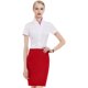 Flight attendant art test clothing female interview white shirt aviation long and short sleeve professional suit skirt stewardess uniform formal shirt
