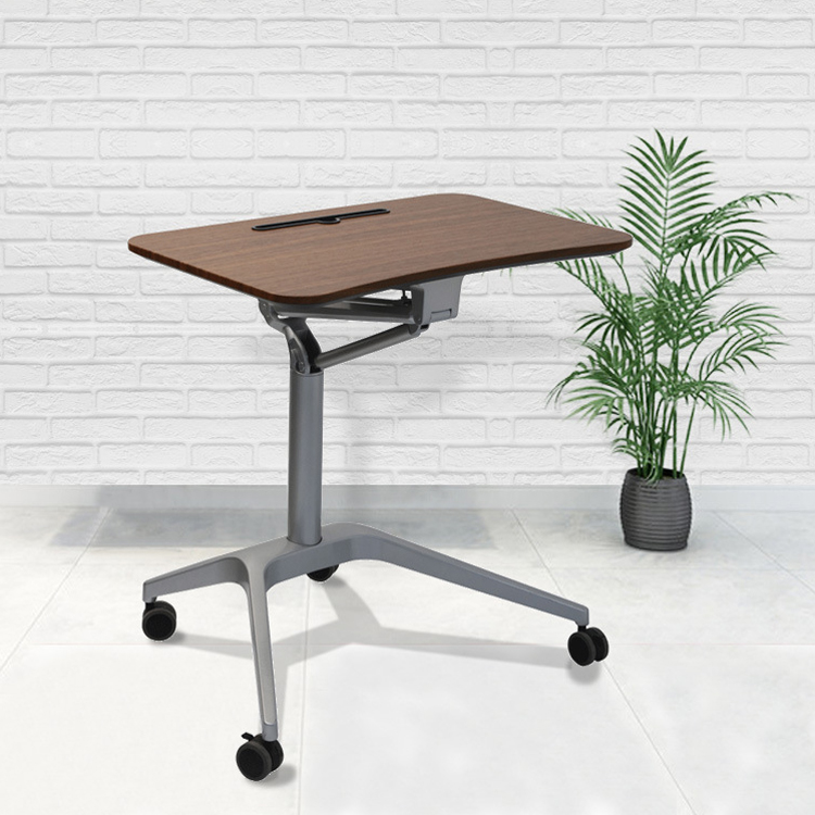 Simple children's desk lifting computer desk learning desk student desk mobile standing office pneumatic lifting table