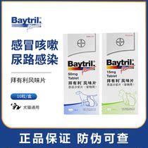 Baytril Baia Advantageous Flavor Sheet 50mg Pet Dog Feline Dog Antibiotic Voyeuria Urinary Tract Respiratory Tract Infection