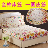 Giường cotton cho trẻ em đơn mùa hè đơn Simmons bảo vệ 1,8m túi nệm giường đơn giản giường bông 	ga chun trải giường 2mx2m2	