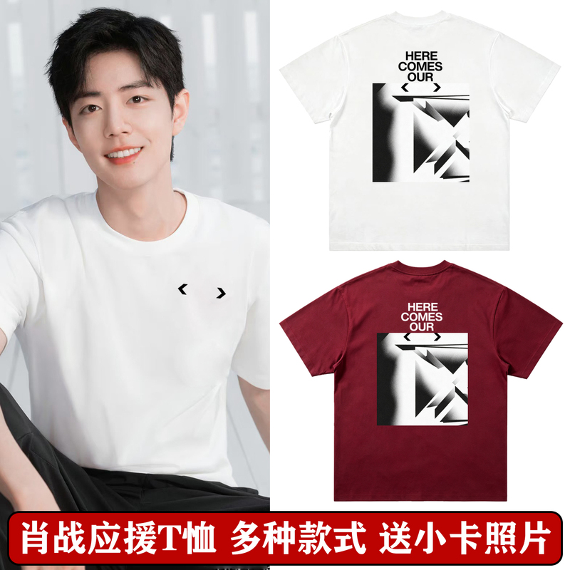 Xiao Zhan 2026 Export Concert Merchandise Short-Sleeve T-Shirt Peter Pan Fanwear for Men and Women Xiao Zhan 2026 Export Concert Merchandise Short-Sleeve T-Shirt Peter Pan Fanwear for Men and Women