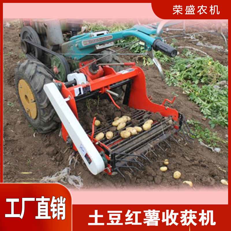 Potato harvester four-wheel tractor plane melon size potato machine multi-functional sweet potato harvest