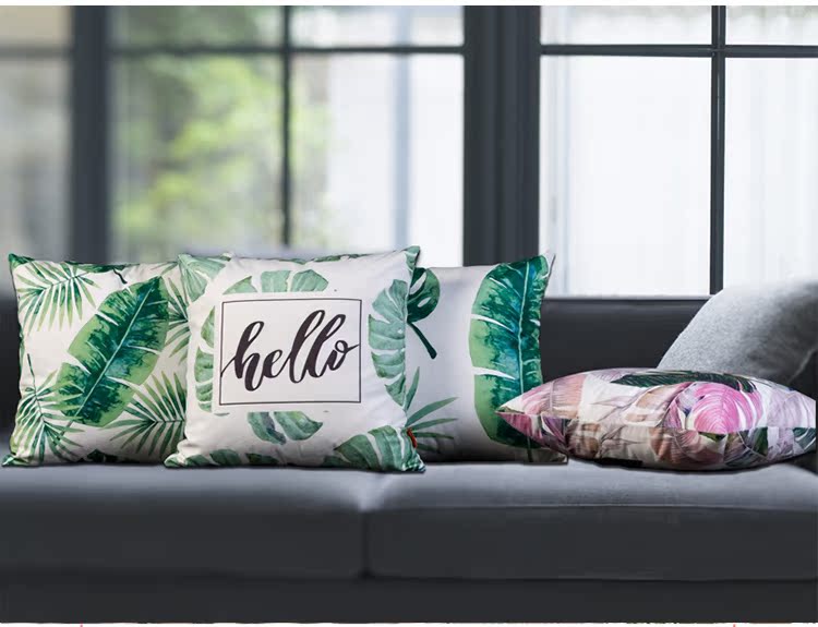 Các nhà máy mới tươi đệm sofa gối nữ cửa sổ đệm bìa và lá mặt sau của tiệm Bắc Âu xe đệm - Trở lại đệm / Bolsters gối đệm lưng