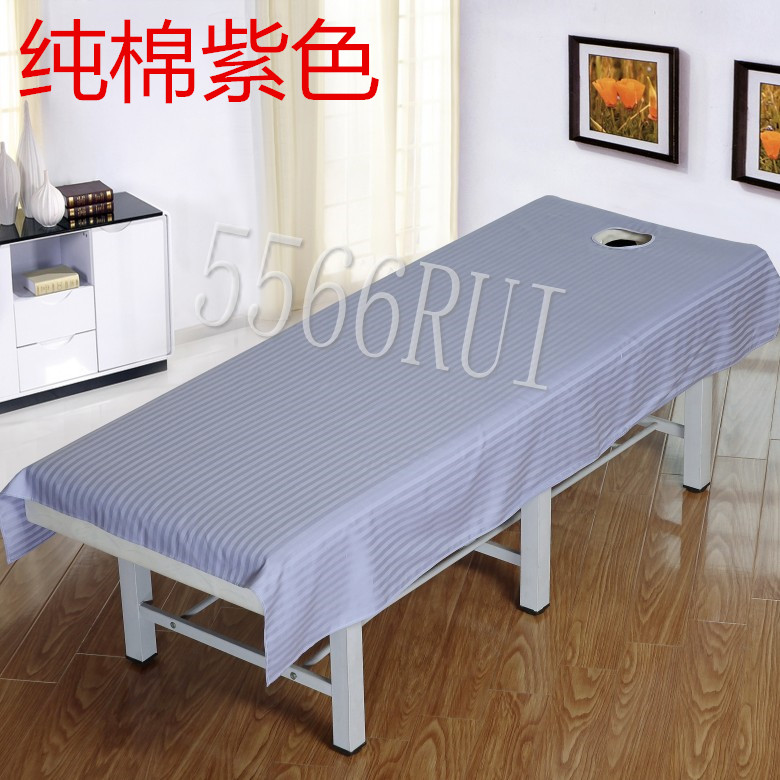 Bông polyester cotton vẻ đẹp tấm ga trải giường với lỗ massage tấm massage vẻ đẹp salon đặc biệt vật lý trị liệu cotton mở lỗ tờ