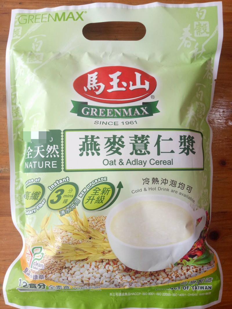 Taiwan horse Yushan oat seed coix seed syrup i.e. rush ready-to-wear with 12-in-a-vegetarian sweet taste