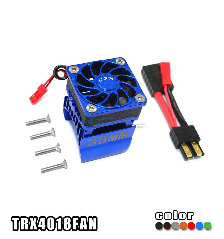 GPM TRAXXAS TRX-4 T4 Upgrade retrofit piece aluminium alloy 35MM motor cooling fin fan suit