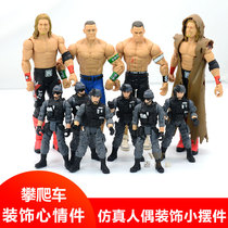 Remote control model climbing car modification decoration novice parts simulation doll small pendulum TRX4 KM2 generation Ghost